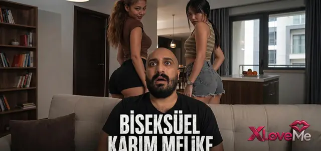 Türk Porno — Lanet Kel Porno Film HD Biseksüel Karım Melike — Lanet Kel